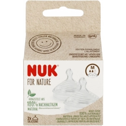 Nuk 2x smoczek do butelki Nature Sense smoczki rozmiar M